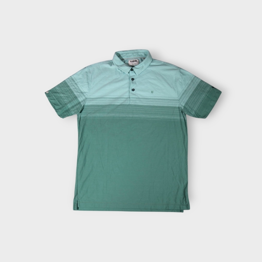 Linksoul Tempus Fugit Luxury Men's Short Sleeve Golf Polo Shirt Size Medium